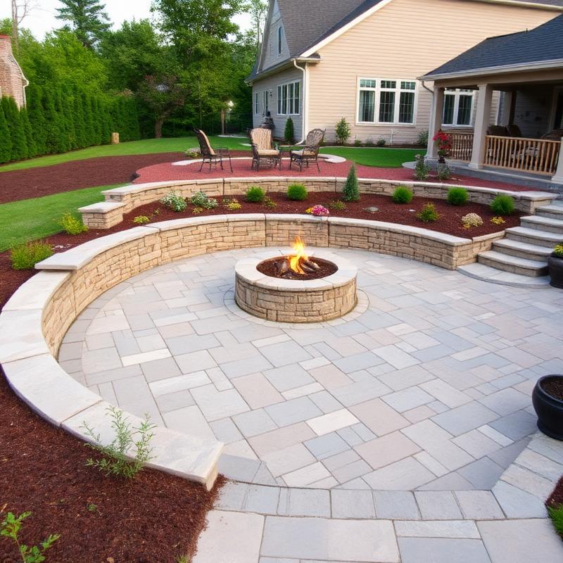Hardscapes project in Ham Lake, MN