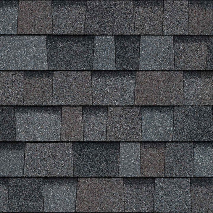 Williamsburg Gray shingle swatch — Owens Corning Duration