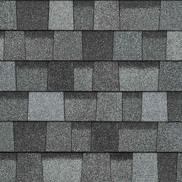 Slatestone Gray shingle swatch — Owens Corning Duration