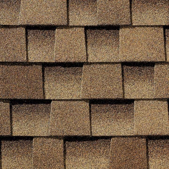 Shakewood shingle swatch — GAF Timberline HDZ
