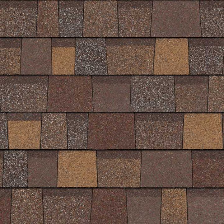 Sedona Canyon shingle swatch — Owens Corning Duration Designer