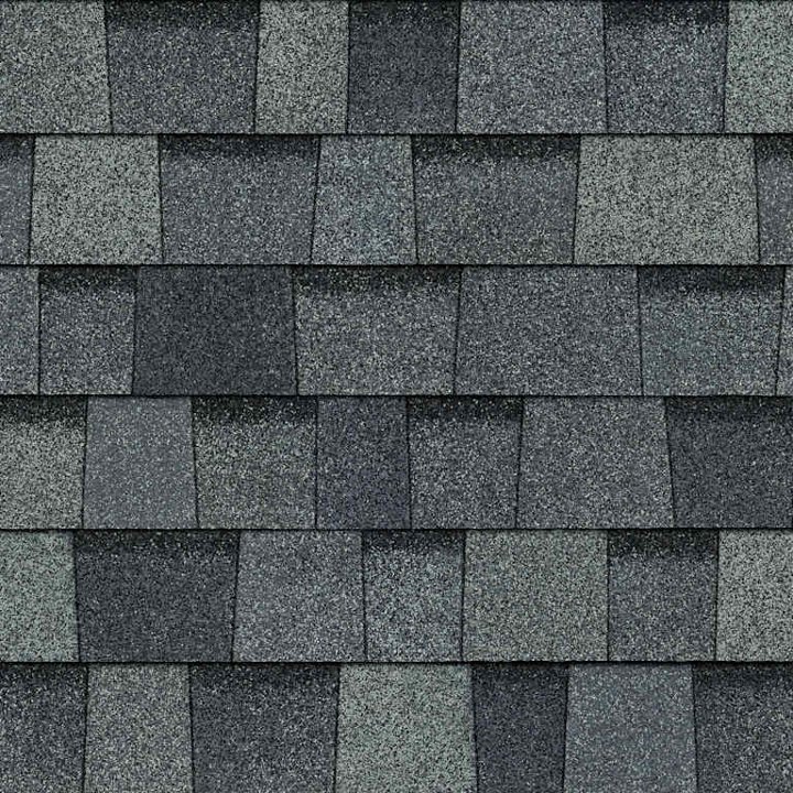 Estate Gray shingle swatch — Owens Corning Duration