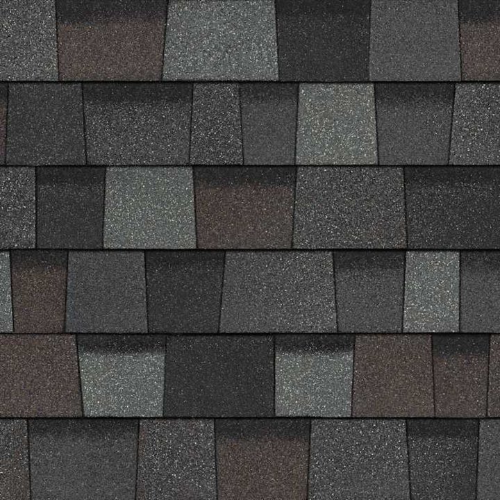 Gray Tweed shingle swatch — Owens Corning Duration Designer