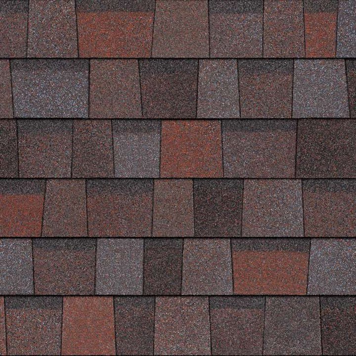 Merlot shingle swatch — Owens Corning Duration Designer